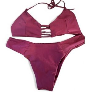 Cheeky Maroon Bikini- Never Worn